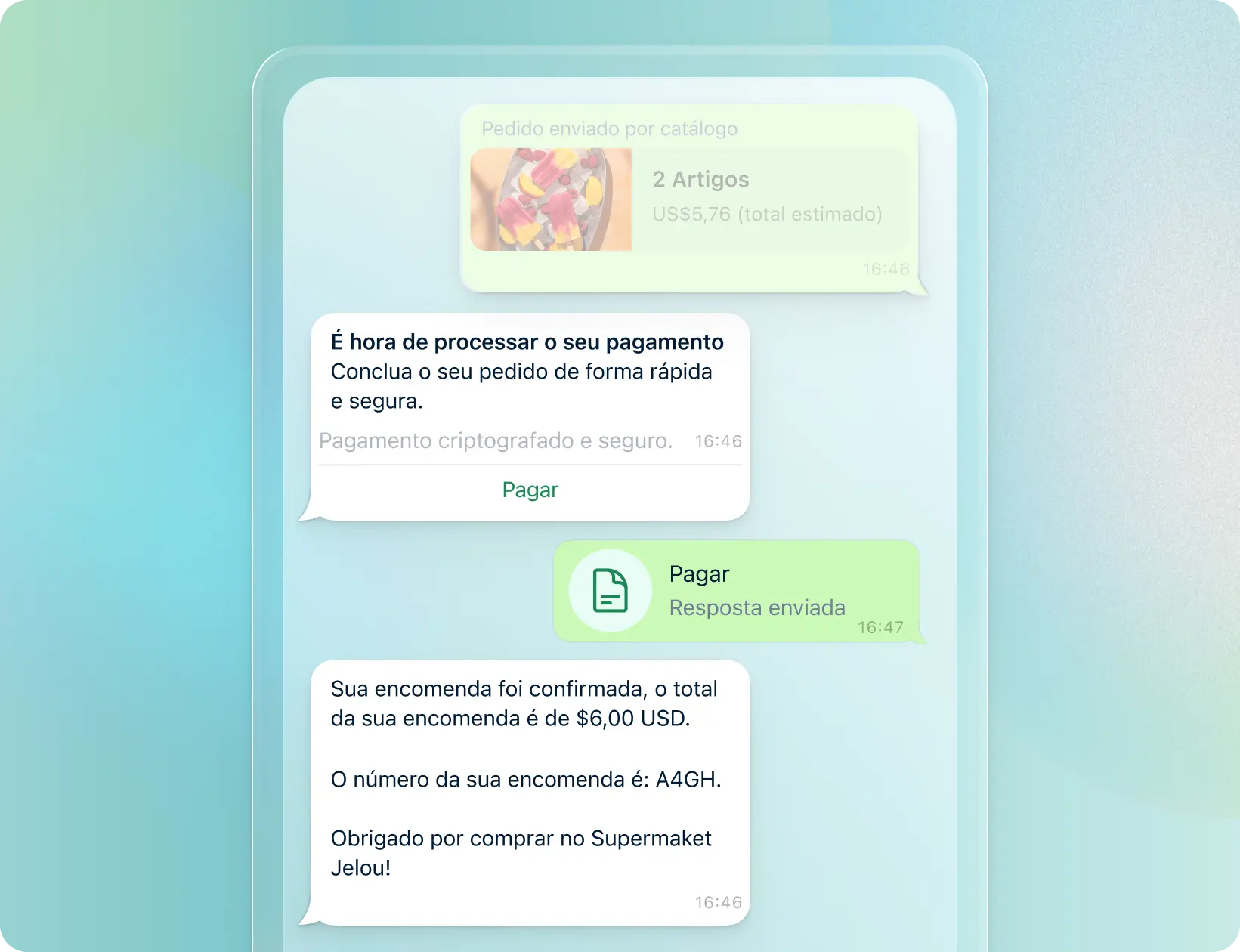 One-time payment flow illustration